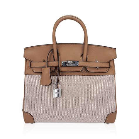 hermes birkin 25 toile